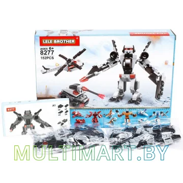 Конструктор Lele Brother 8277 3 в 1 Робот трансформер картинка 2